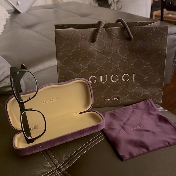 Gucci eyeglasses with case, dust cloth - Picture 15 of 17